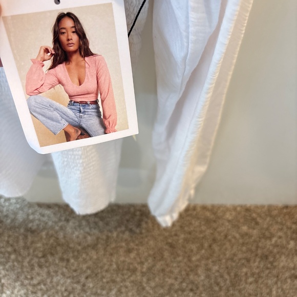 Nation, LTD white long sleeve blouse, new with tags large - Picture 4 of 5